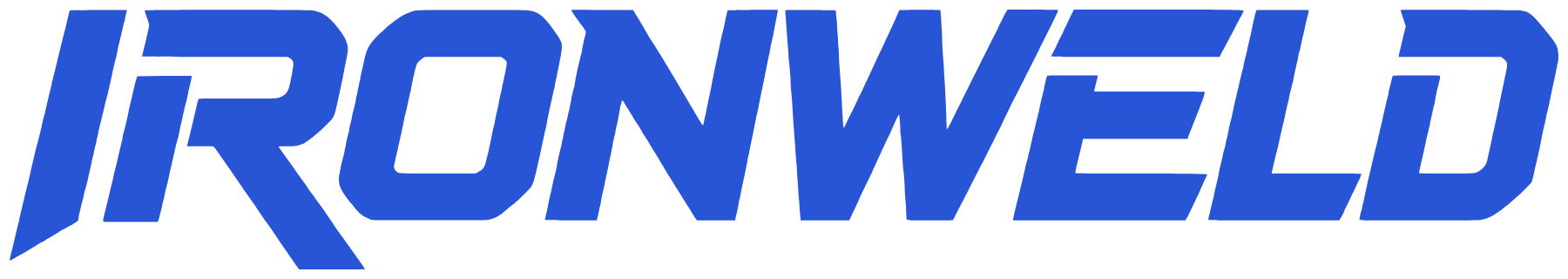 IRONWELD logo (blue #2755D6)
